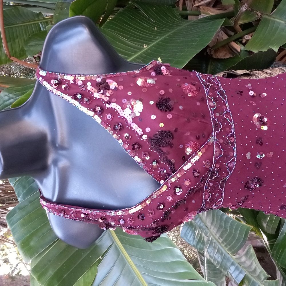 Georgiou beaded silk dress - Picture 3 of 8